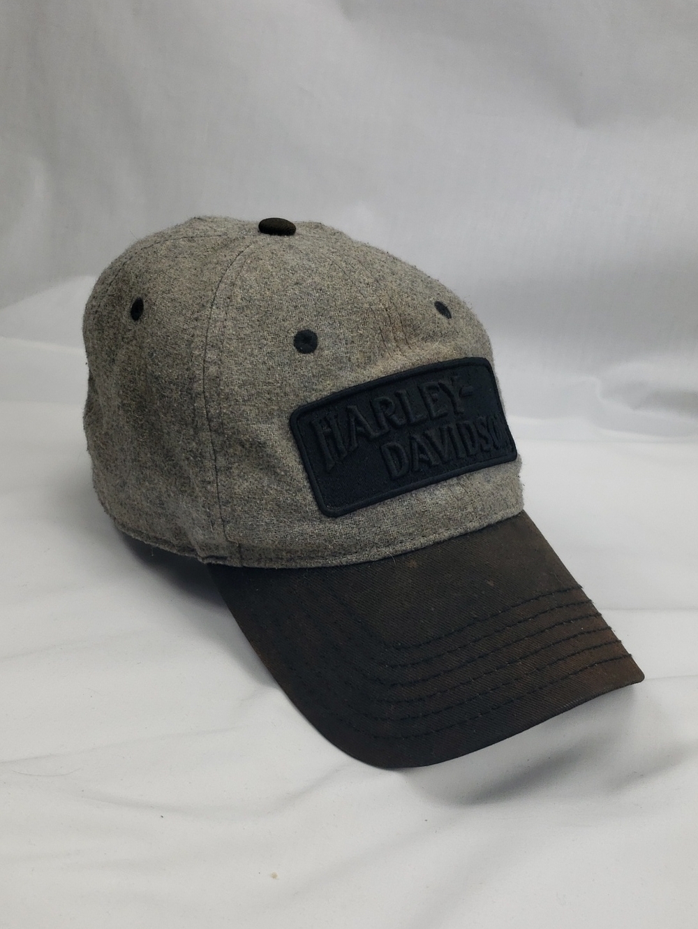 Harley Davidson Wool Blend Brown Hat Cap